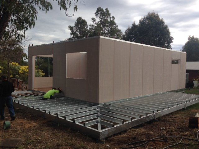 partly finished home