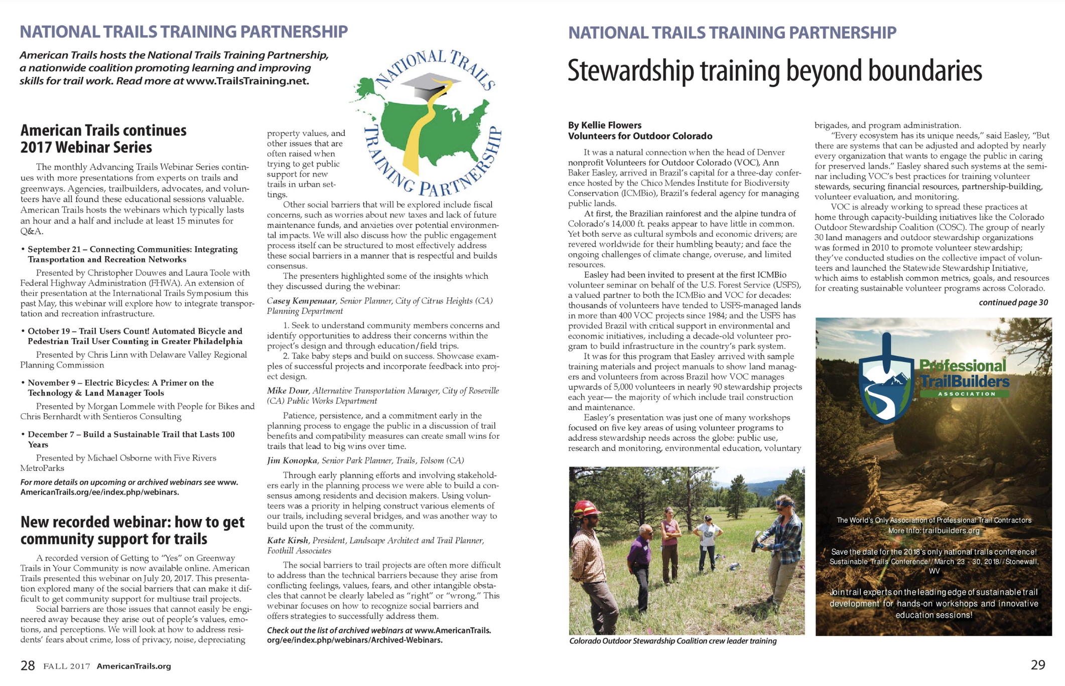 Stewardship training beyond boundaries