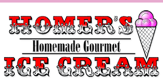 Homer's Ice Cream Logo