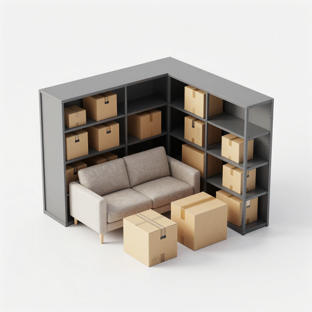 10×7  storage unit illustration