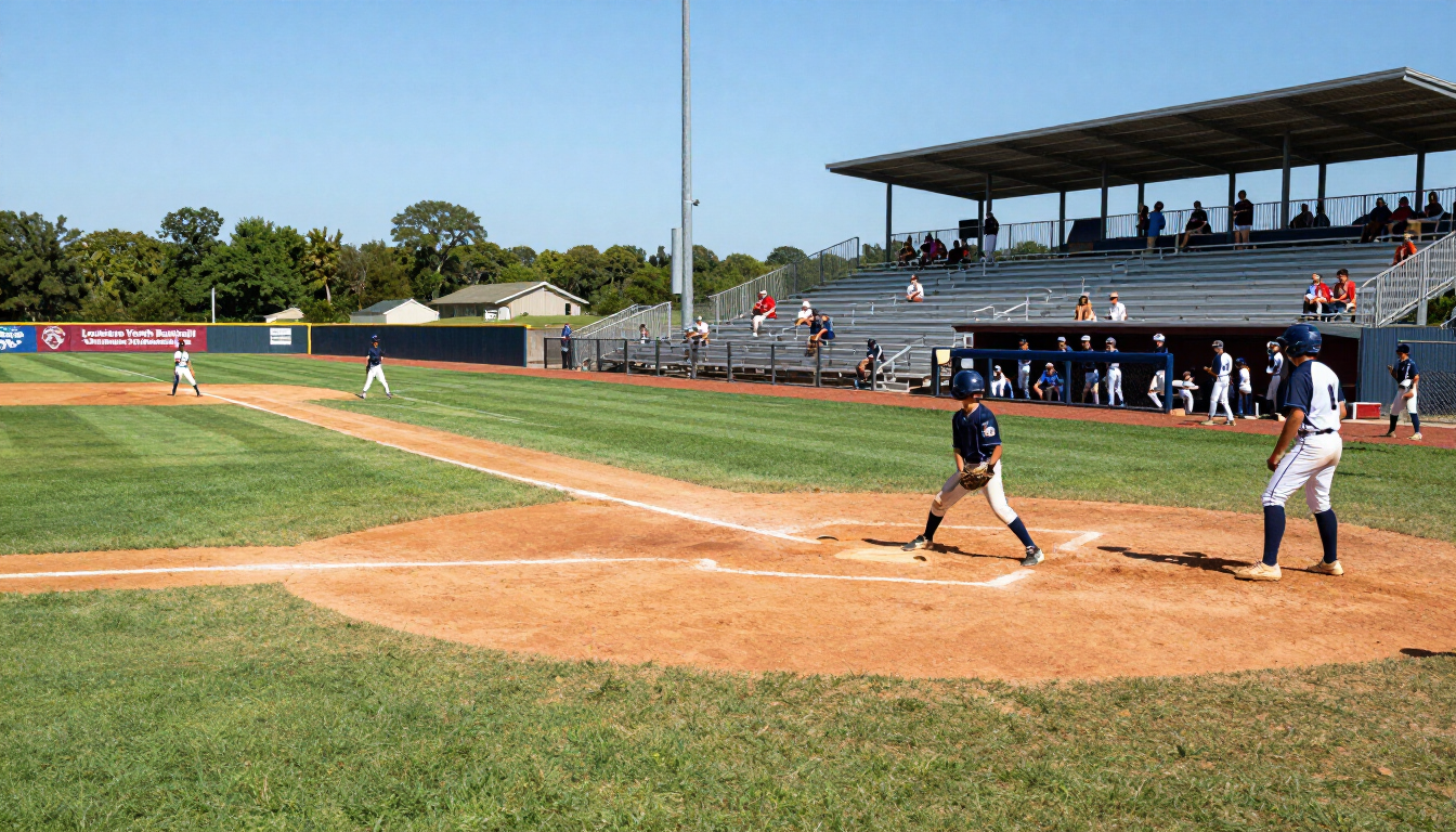 Little League baseball field, home of River Ridge's Eastbank Little League.