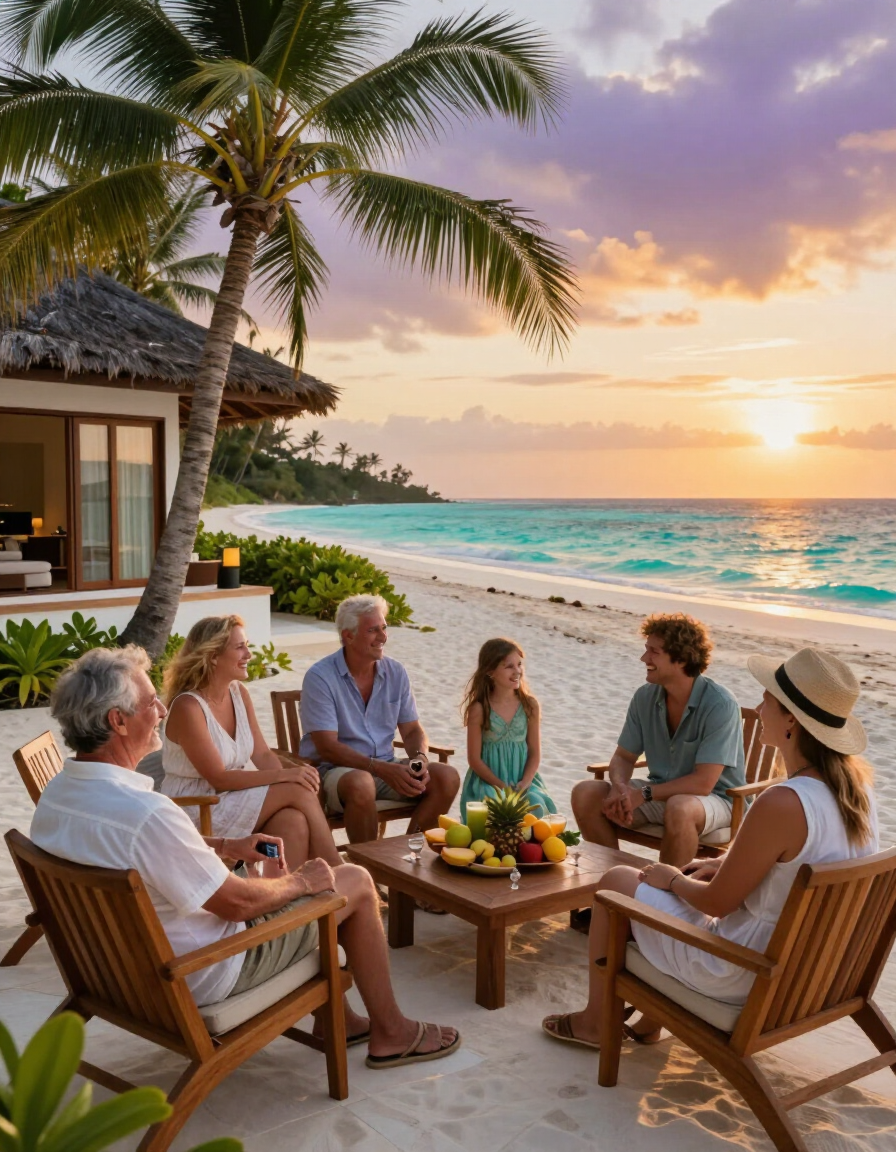 Guests enjoying a luxury holiday in Watamu