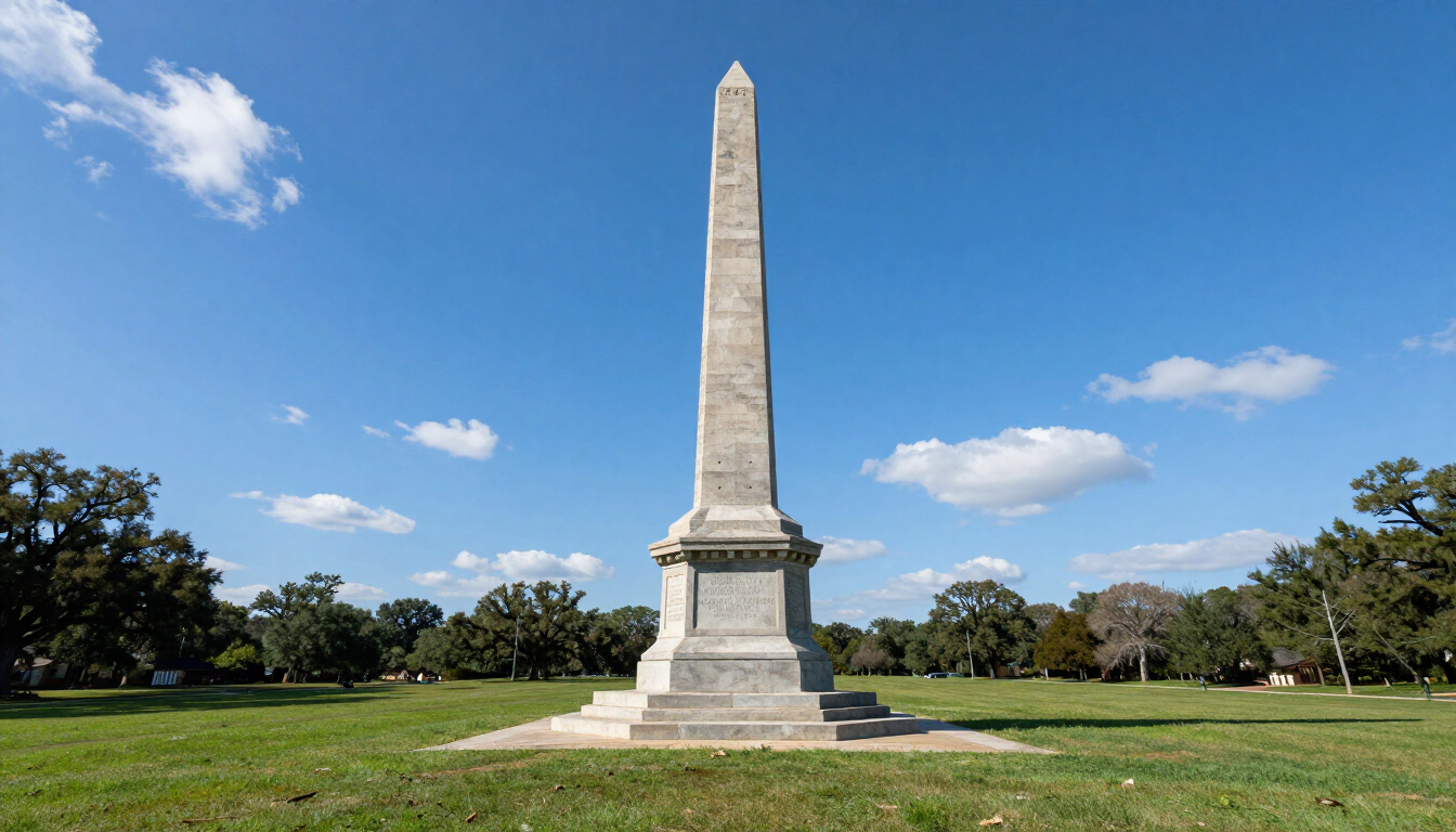 Chalmette Monument at Chalmette Battlefield, site of the Battle of New Orleans.