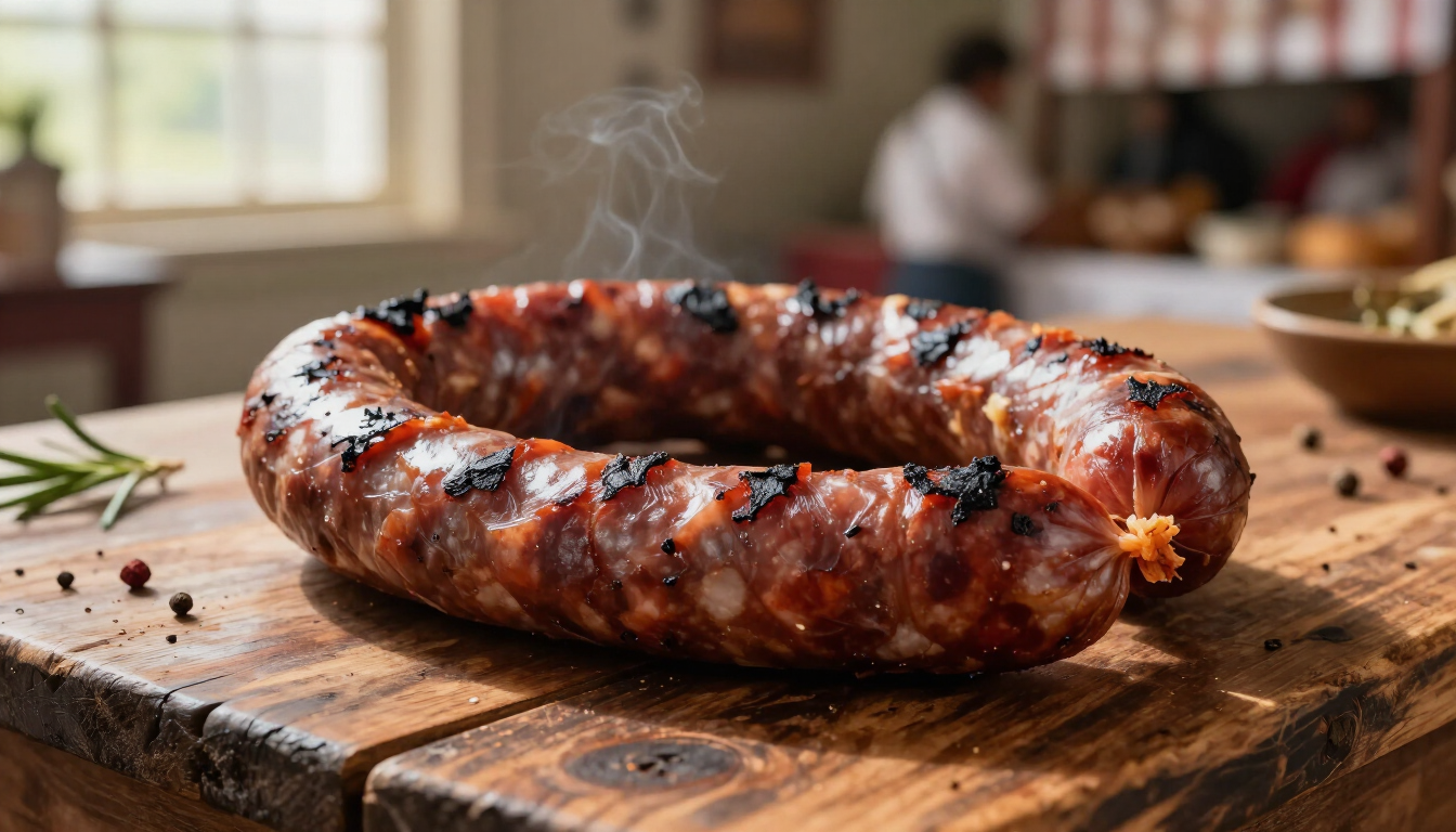 Andouille sausage, a LaPlace, Louisiana culinary tradition since the early 1900s.