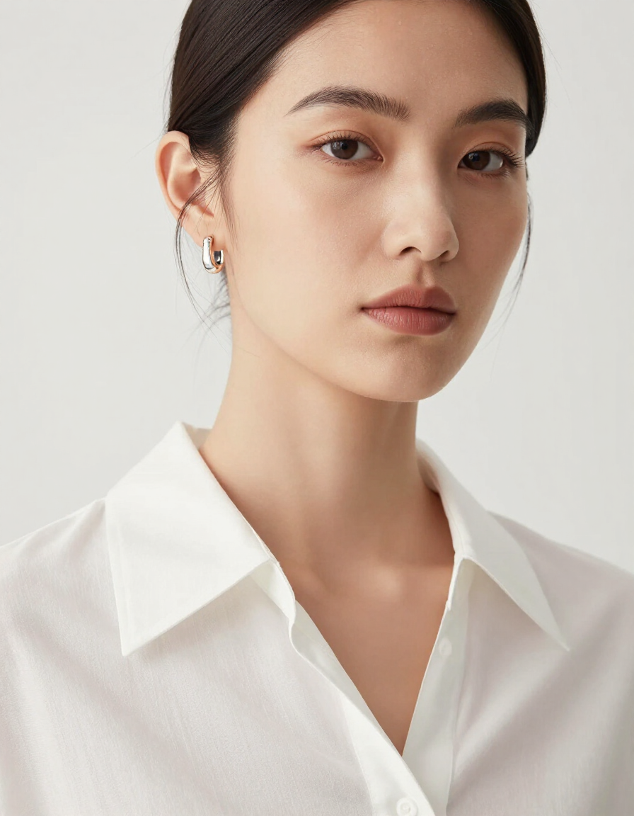 Fashion close-up portrait