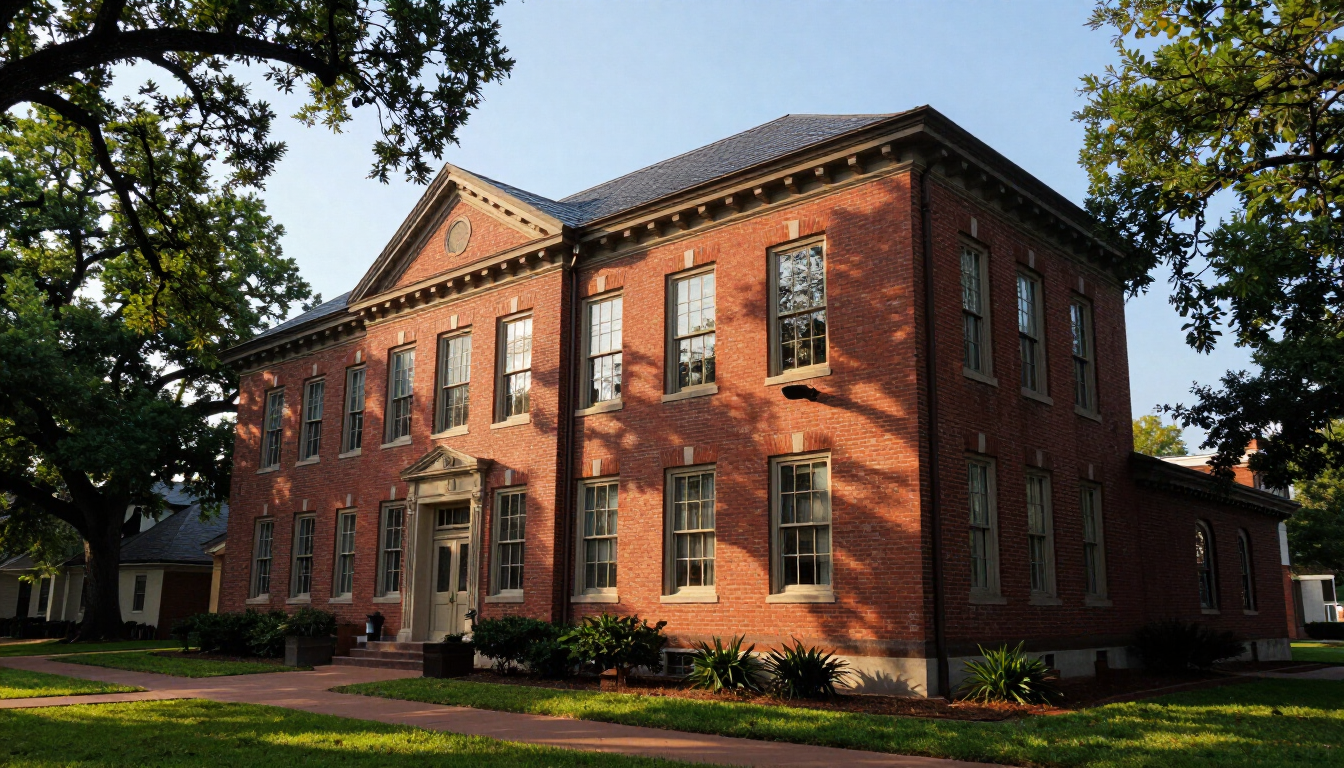 Historic Leland College buildings near Baker, Louisiana, listed on the National Register of Historic Places.